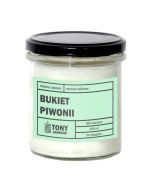 BUKIET PIWONII – sojowa świeca zapachowa