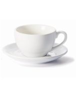 Filiżanka porcelanowa ze spodkiem biała 170ml