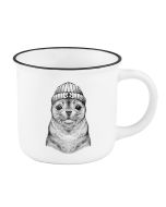 Kubek porcelanowy Mewa i Foka 300ml