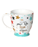 Kubek porcelanowy LIVE YOUR DREAMS 350ml