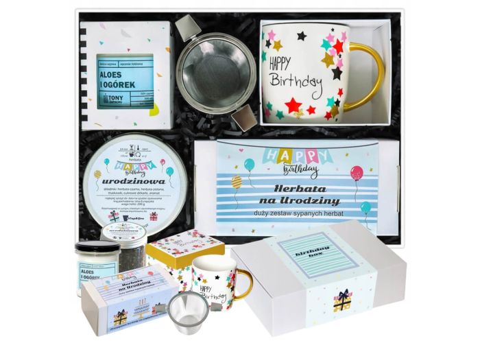Box urodzinowy HERBACIANE PARTY – prezent na urodziny