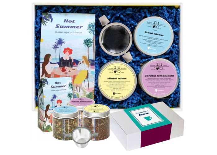 Box prezentowy HOT SUMMER – letni zestaw na prezent