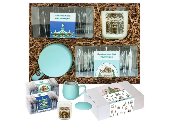 Box z kawą i herbatą – CHRISTMAS BOX – prezent na święta