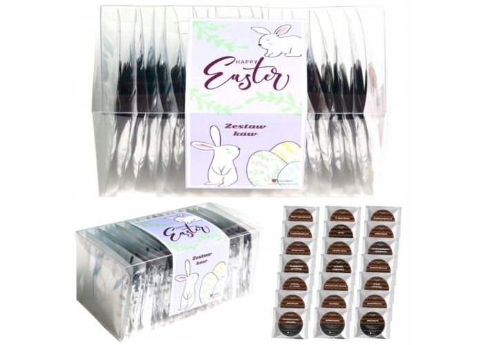 Zestaw kaw HAPPY EASTER – prezent z kawami na Wielkanoc