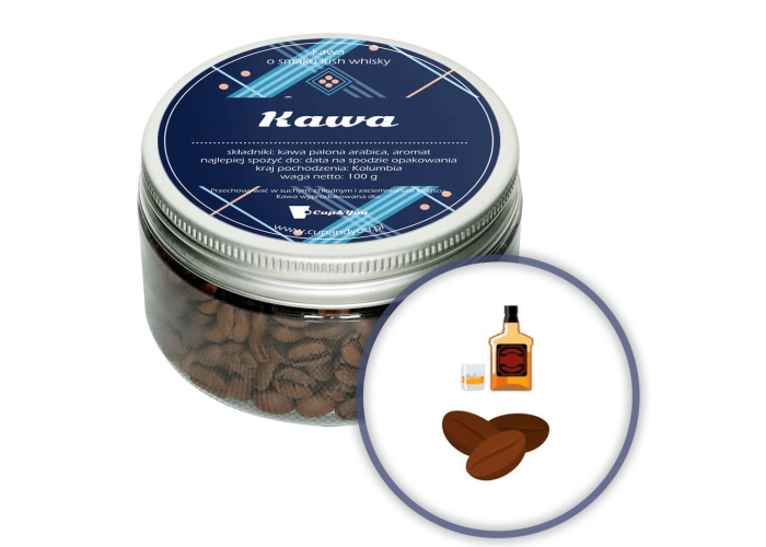 Kawa o smaku Irish Whisky 100g