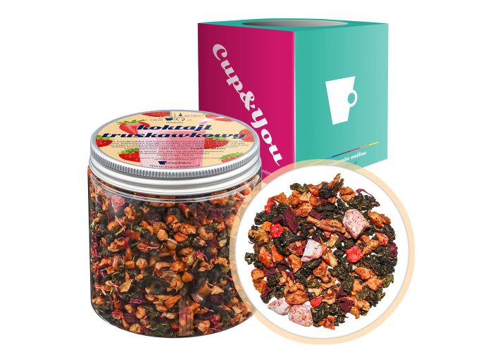 Truskawkowy koktajl - herbata oolong liściasta sypana