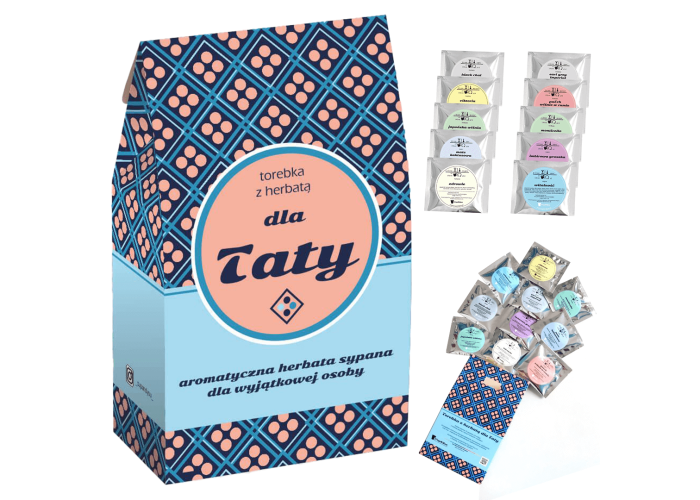 Torebka z herbatą dla taty – zestaw herbat na prezent dla ojca