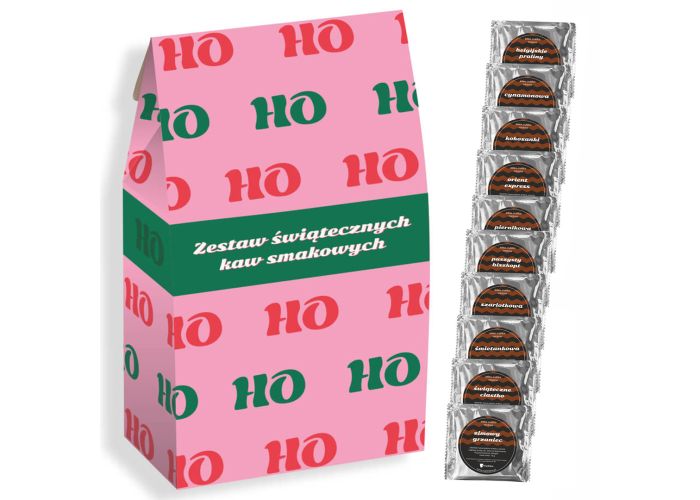Zestaw świątecznych kaw HO HO HO! - prezent na święta