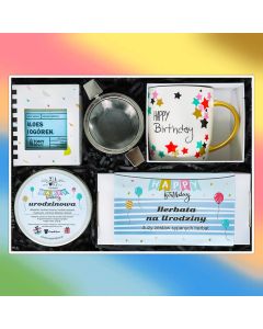 Box urodzinowy HERBACIANE PARTY – prezent na urodziny