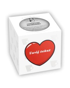 Herbata CZERWONE SERDUSZKO – personalizowana na prezent