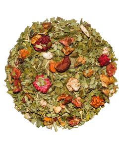 Jagodowy jogurcik - herbata yerba mate - ostrokrzew paragwajski
