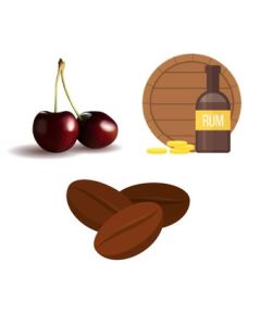 WIŚNIE W RUMIE - kawa Arabica smakowa
